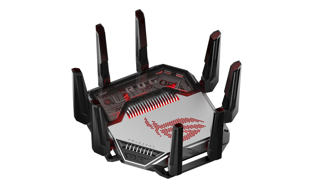 задняя панель ROG Rapture GT-BN98 с портами 10 Гбит/с