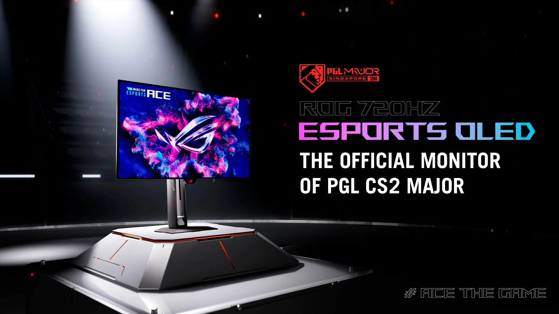 монитор ROG Swift OLED PG259QWS Ace с частотой 720 Гц