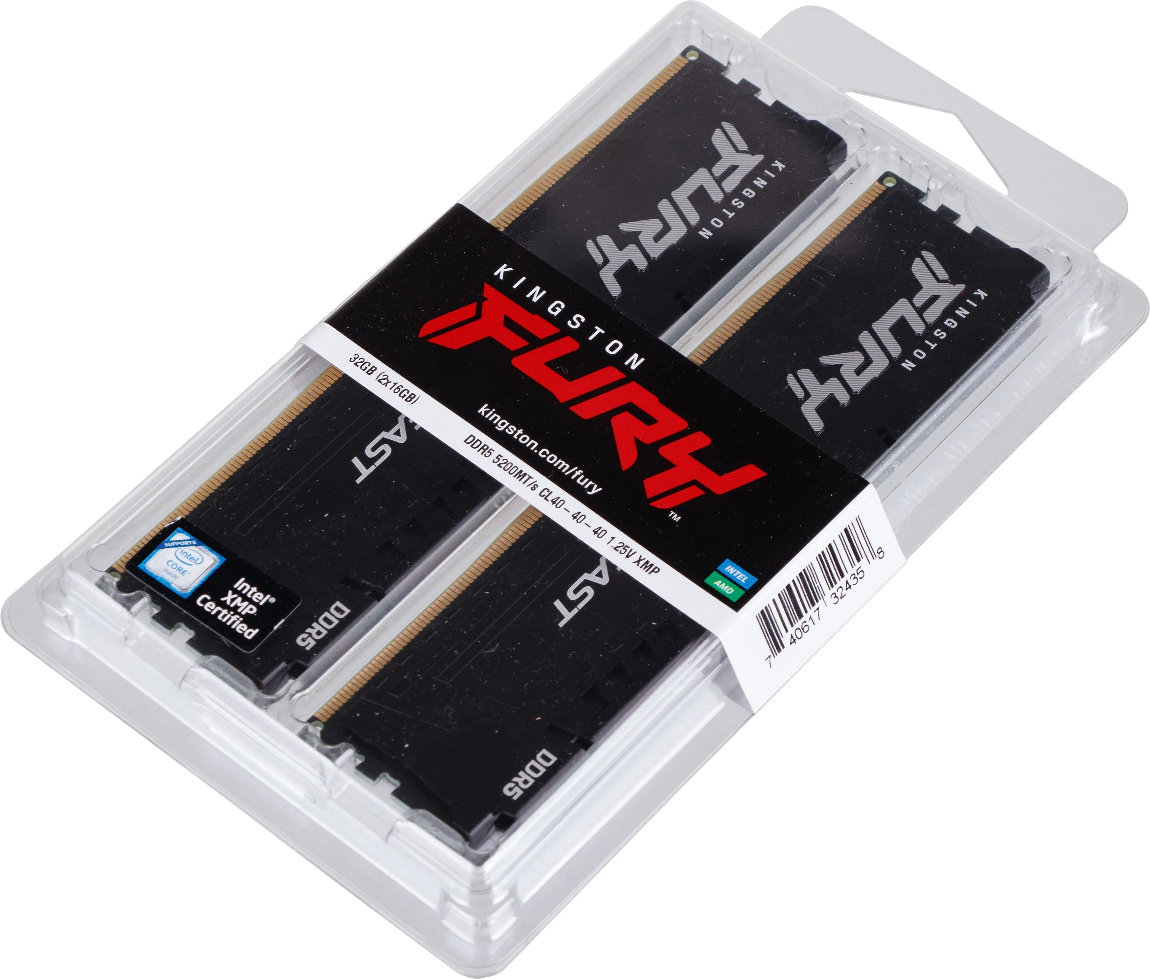 модули памяти DDR5 в розничной упаковке