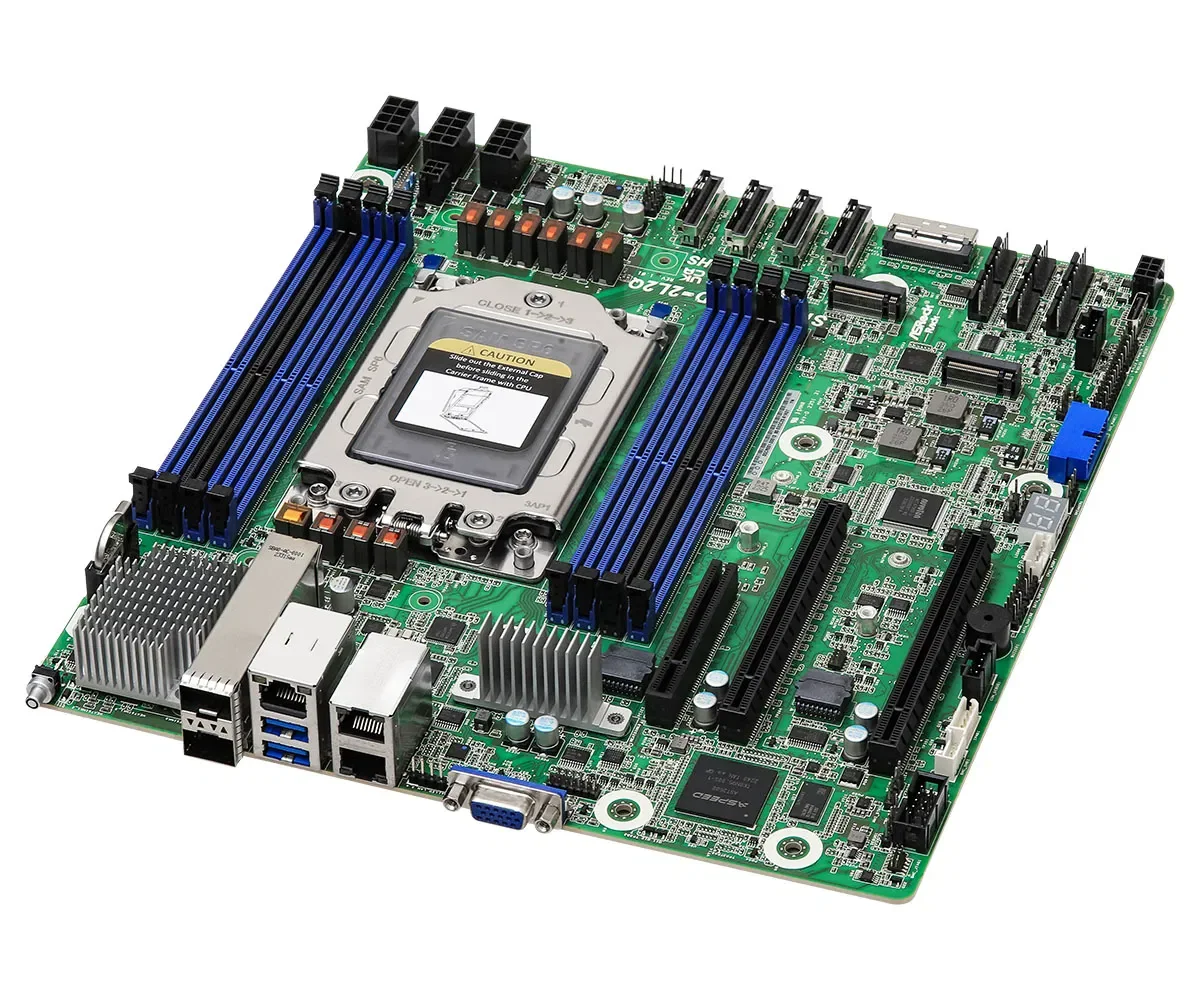 серверная плата с процессором Arm AGI и модулями DDR5-8800