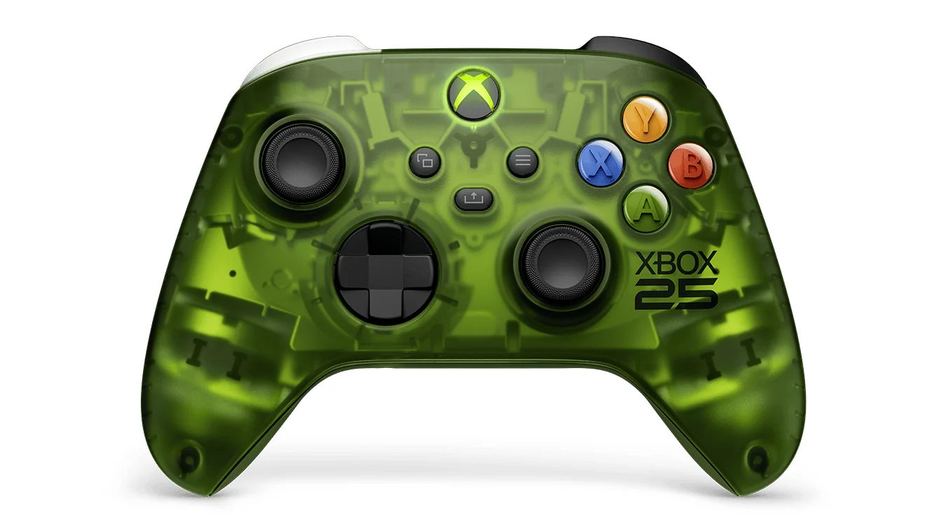 геймпад Xbox Wireless Controller X25 Special Edition с прозрачной задней панелью