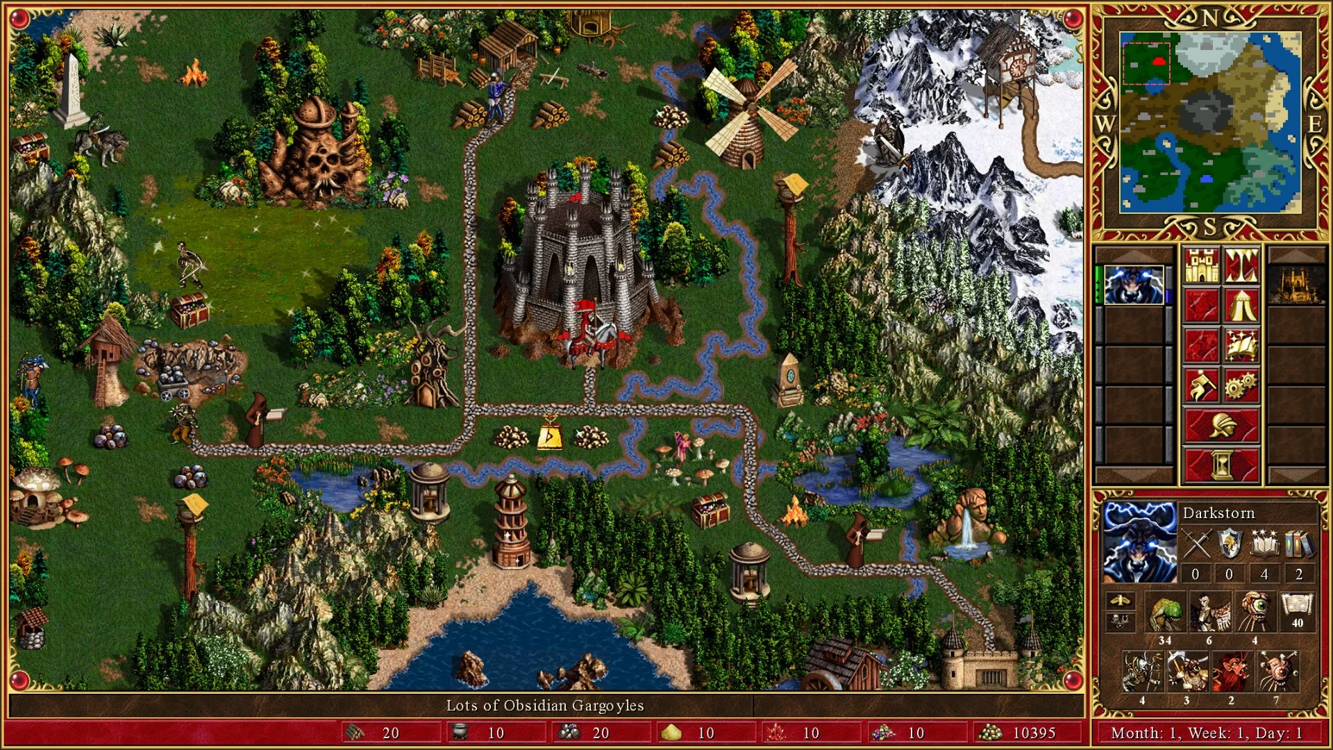интерфейс и фракции в ремейке Heroes of Might and Magic III