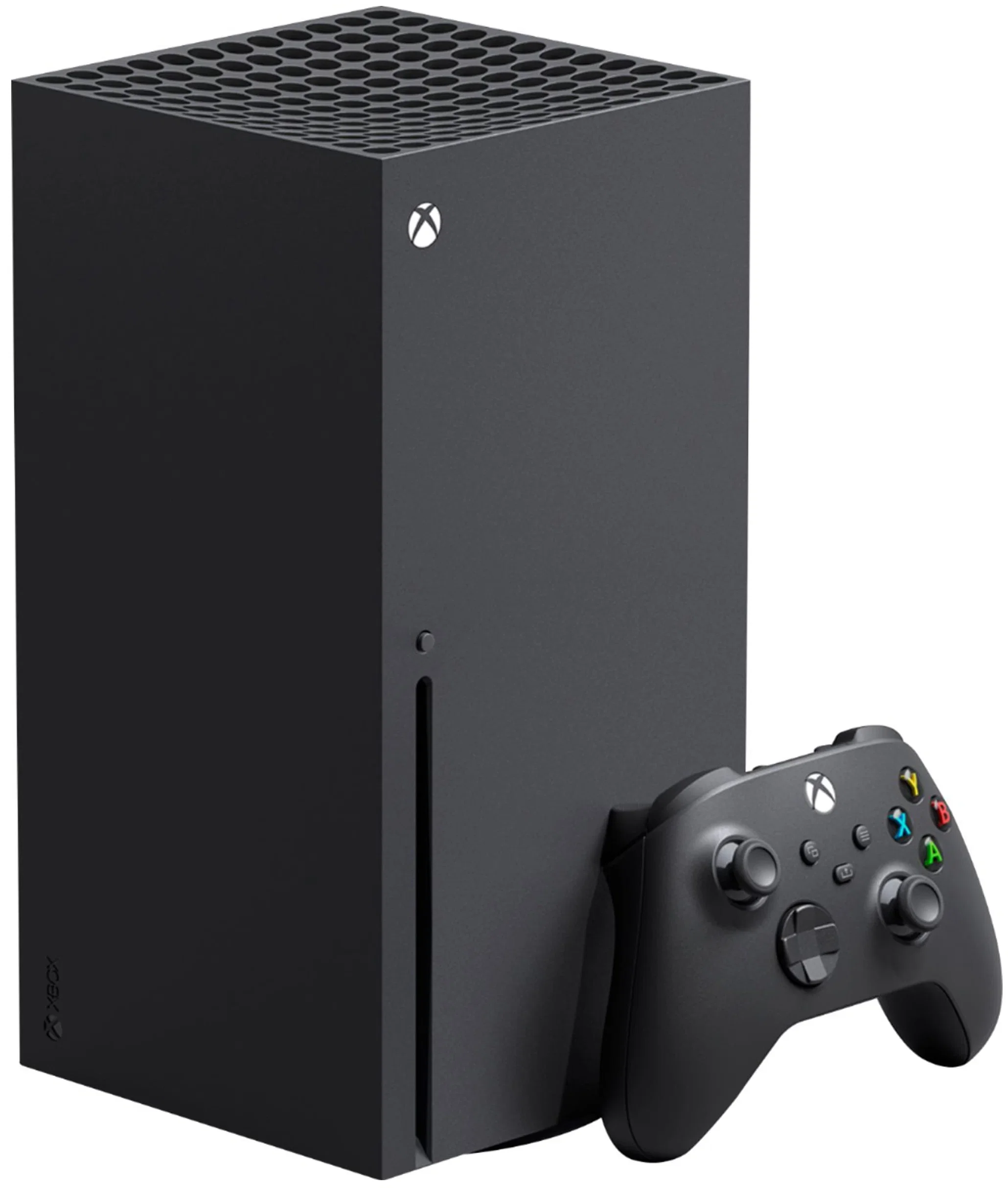 консоль Xbox Series X с диском в приводе