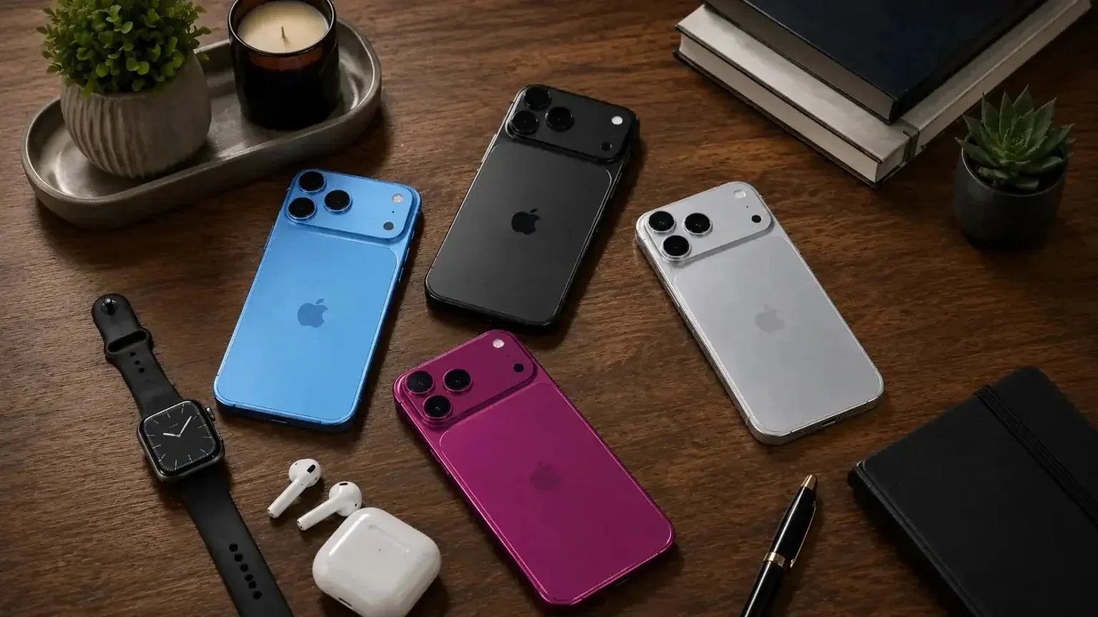 сравнение расцветок складного iPhone Ultra