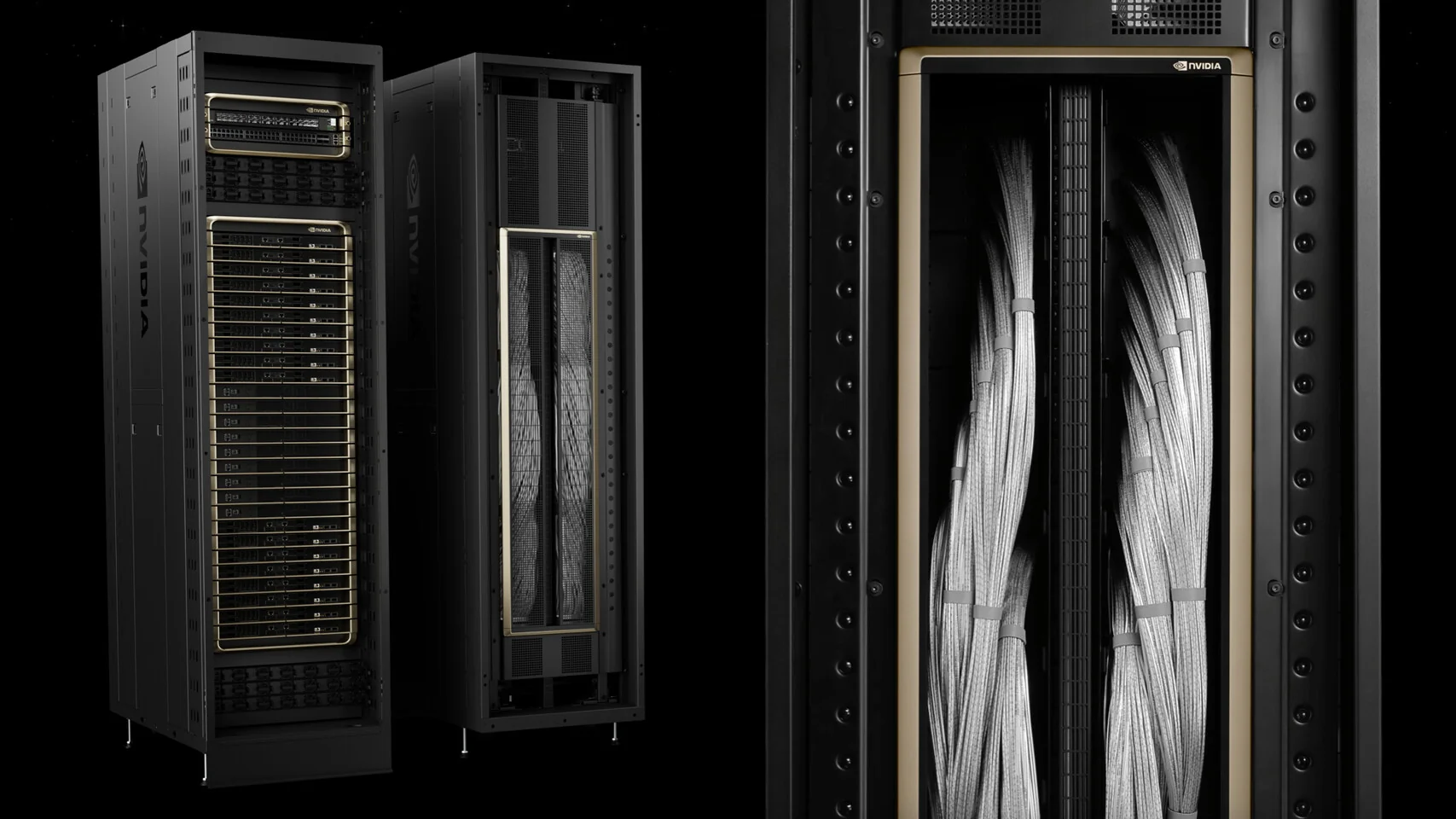 серверный стойка AWS с ускорителями Nvidia