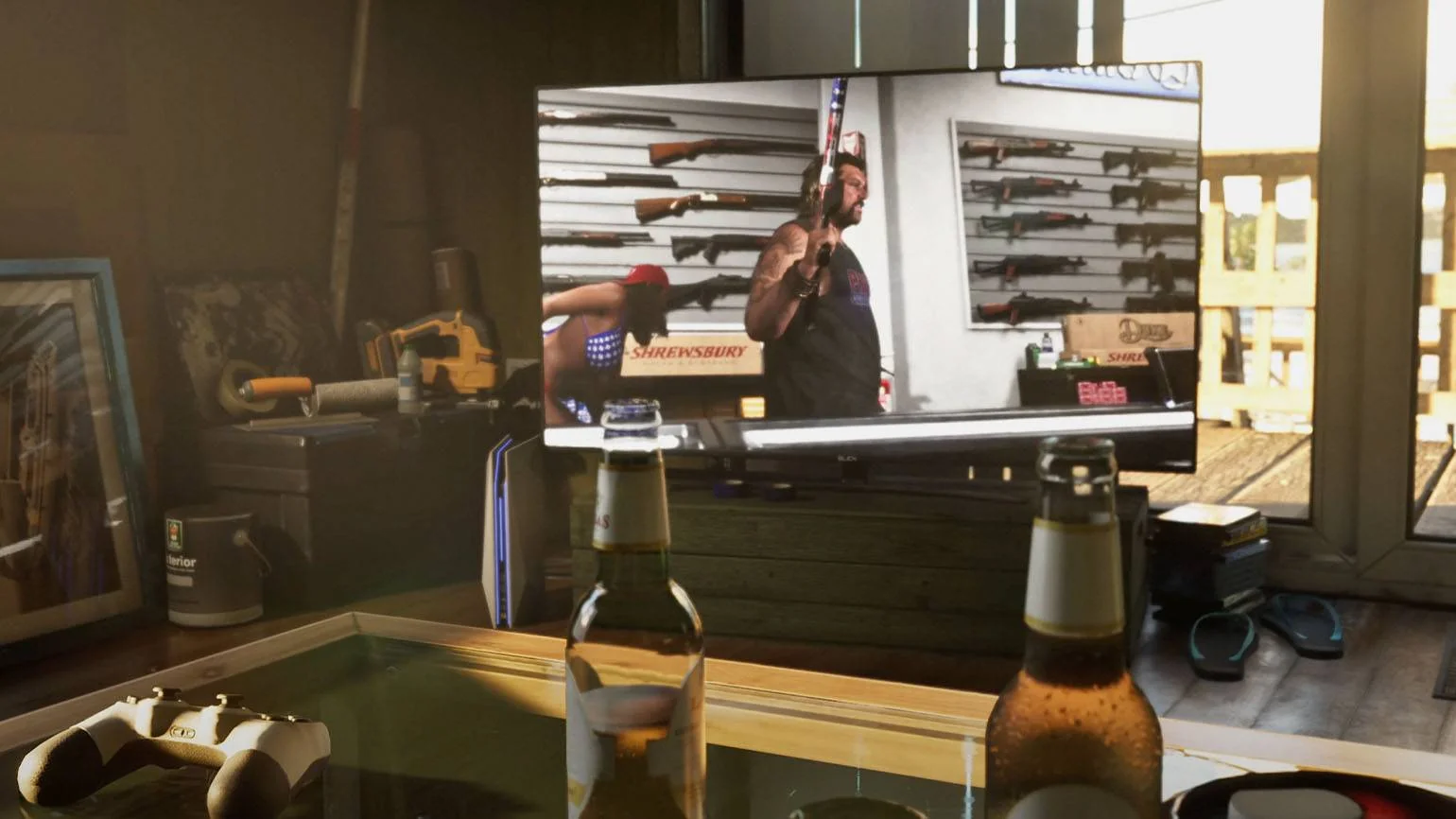 сцена диалога с выбором вариантов ответа в GTA VI