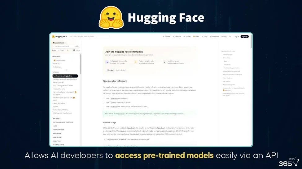 интерфейс платформы Hugging Face с каталогом моделей