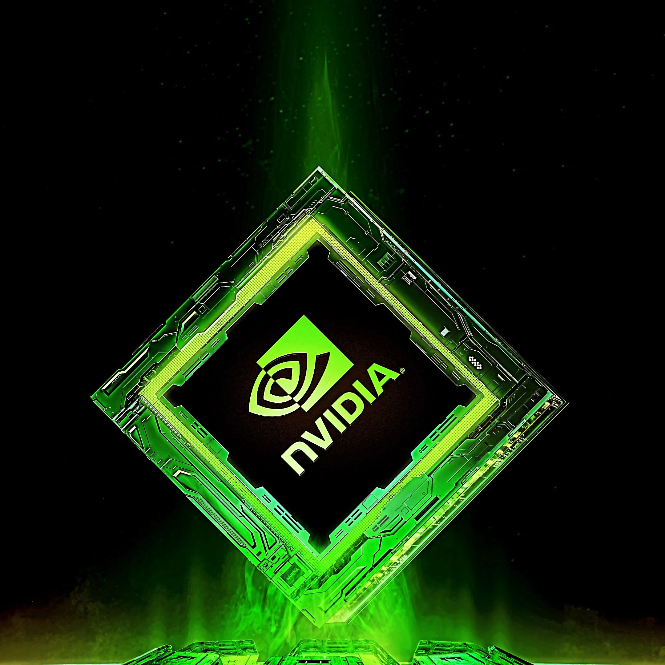 مقر Nvidia и логотип SEC