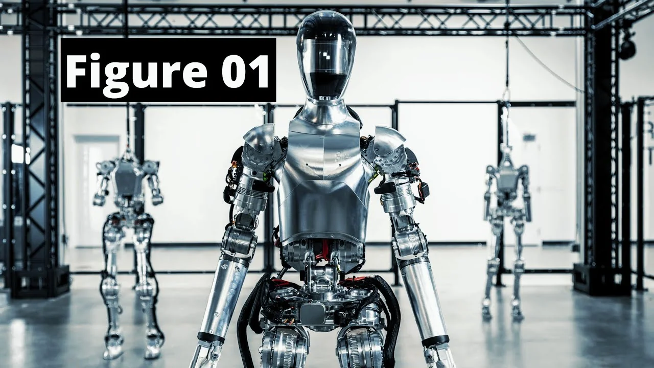 логотипы Tesla, Boston Dynamics, Figure