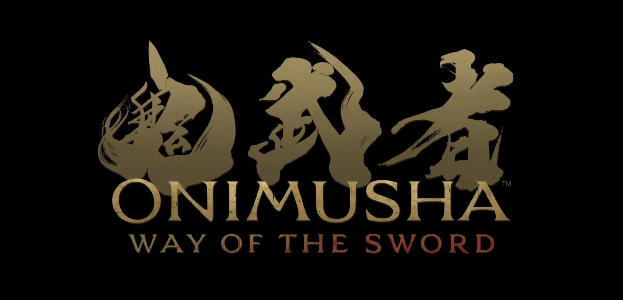 логотип серии Onimusha на фоне японского замка
