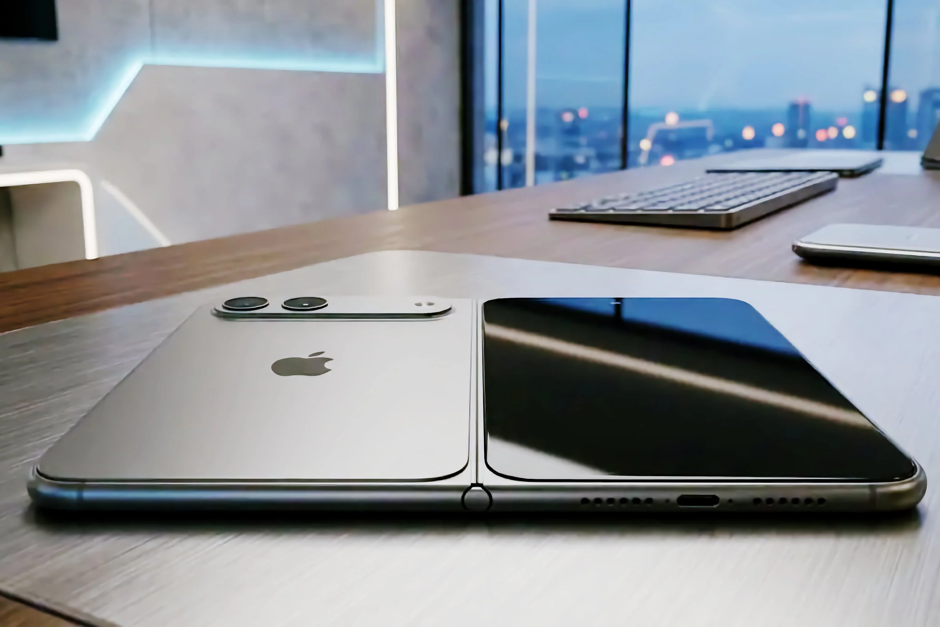 складной смартфон iPhone Fold
