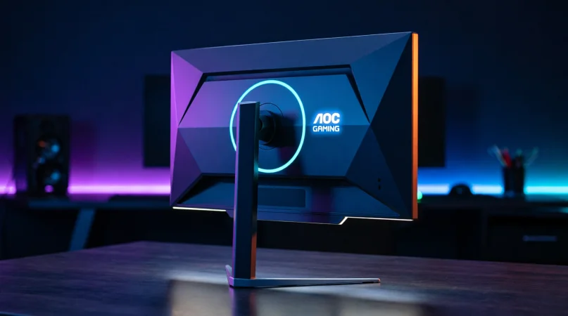 Оптическая структура экрана AOC U27G4FD для 3D без очков