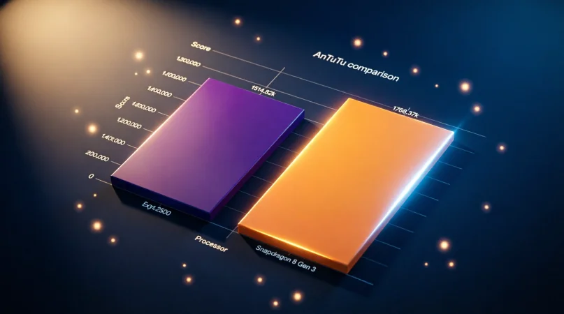Сравнение производительности DroidDeck на чипах Snapdragon и Exynos в виде наглядных графиков