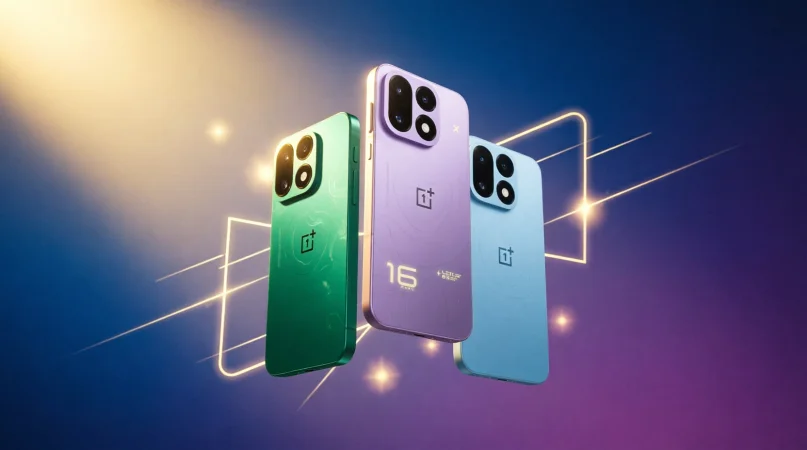 OnePlus 16 в трех цветах корпуса