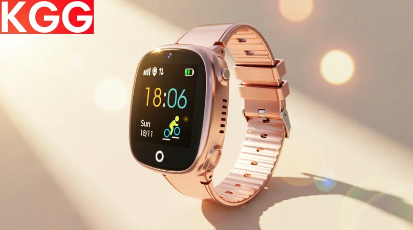 смарт-часы Smart Watch HW11 с чёрным корпусом и красным акцентом на ремешке лежат на раскрытой книге