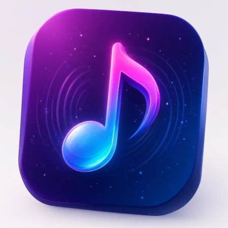 новая черно-белая иконка Apple Music