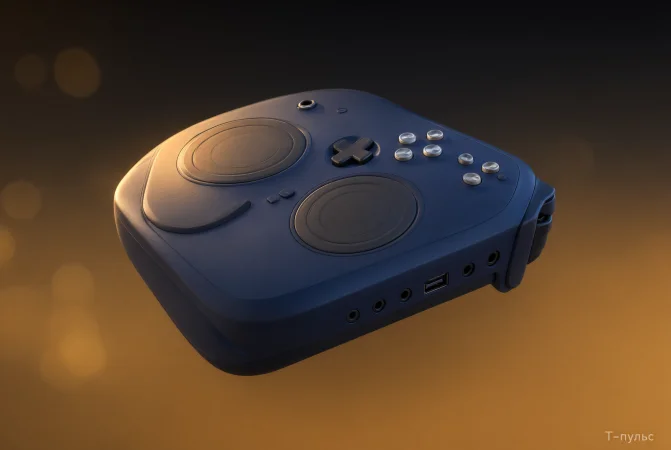 Xbox Adaptive Controller на столе в Microsoft The Garage