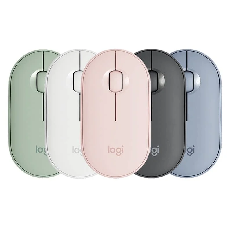 Беспроводная мышь Logitech Pebble Up в сложенном и разложенном состоянии